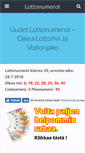 Mobile Screenshot of lottonumerot.net