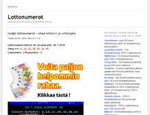 Tablet Screenshot of lottonumerot.net